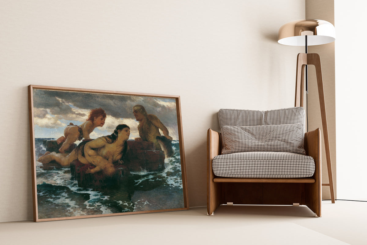 Arnold Böcklin — Sea Idyll | Symbolist Art Print