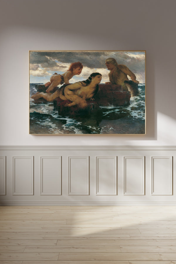 Arnold Böcklin — Sea Idyll | Symbolist Art Print