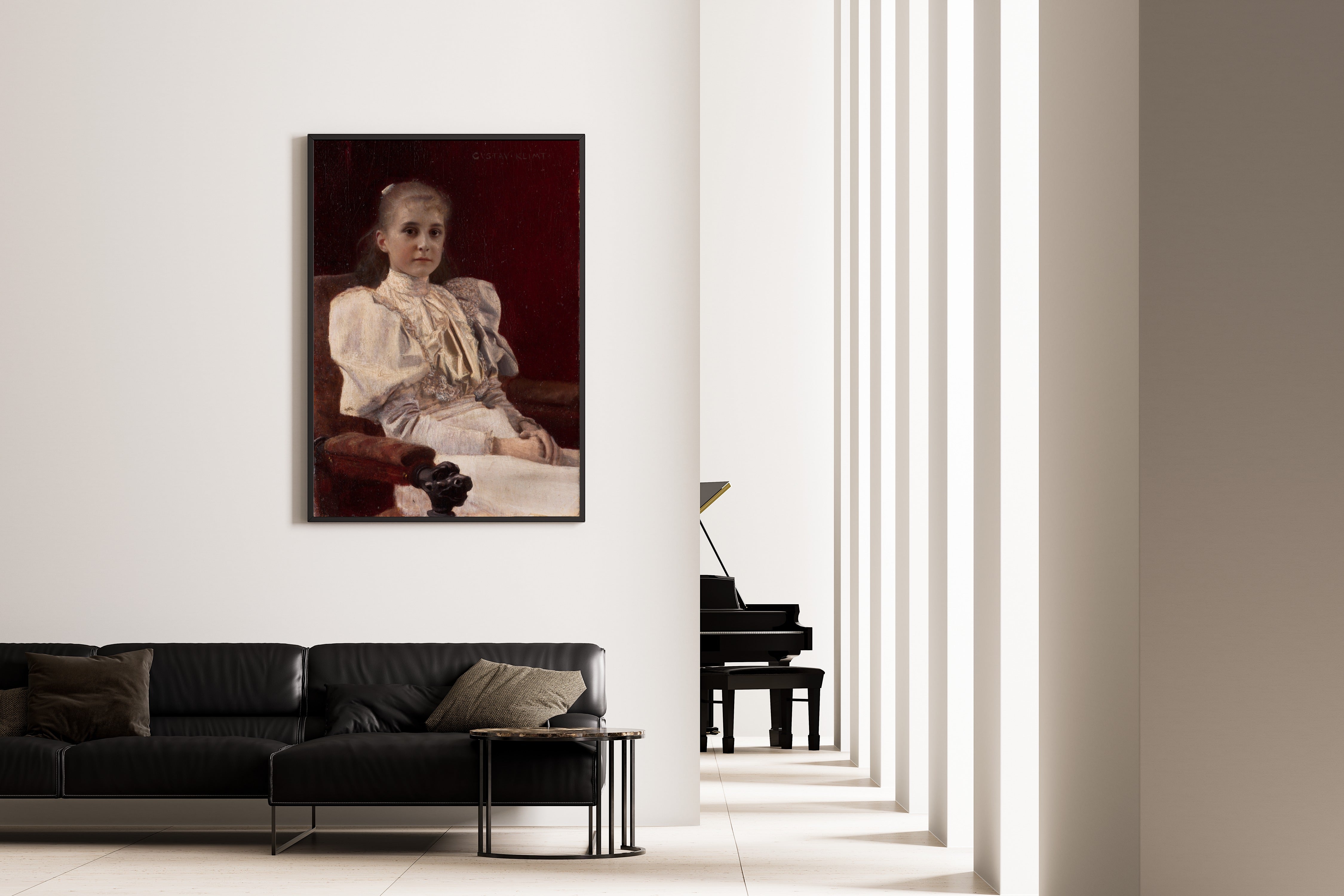 Gustav Klimt — Seated Young Girl | Fine Art Print