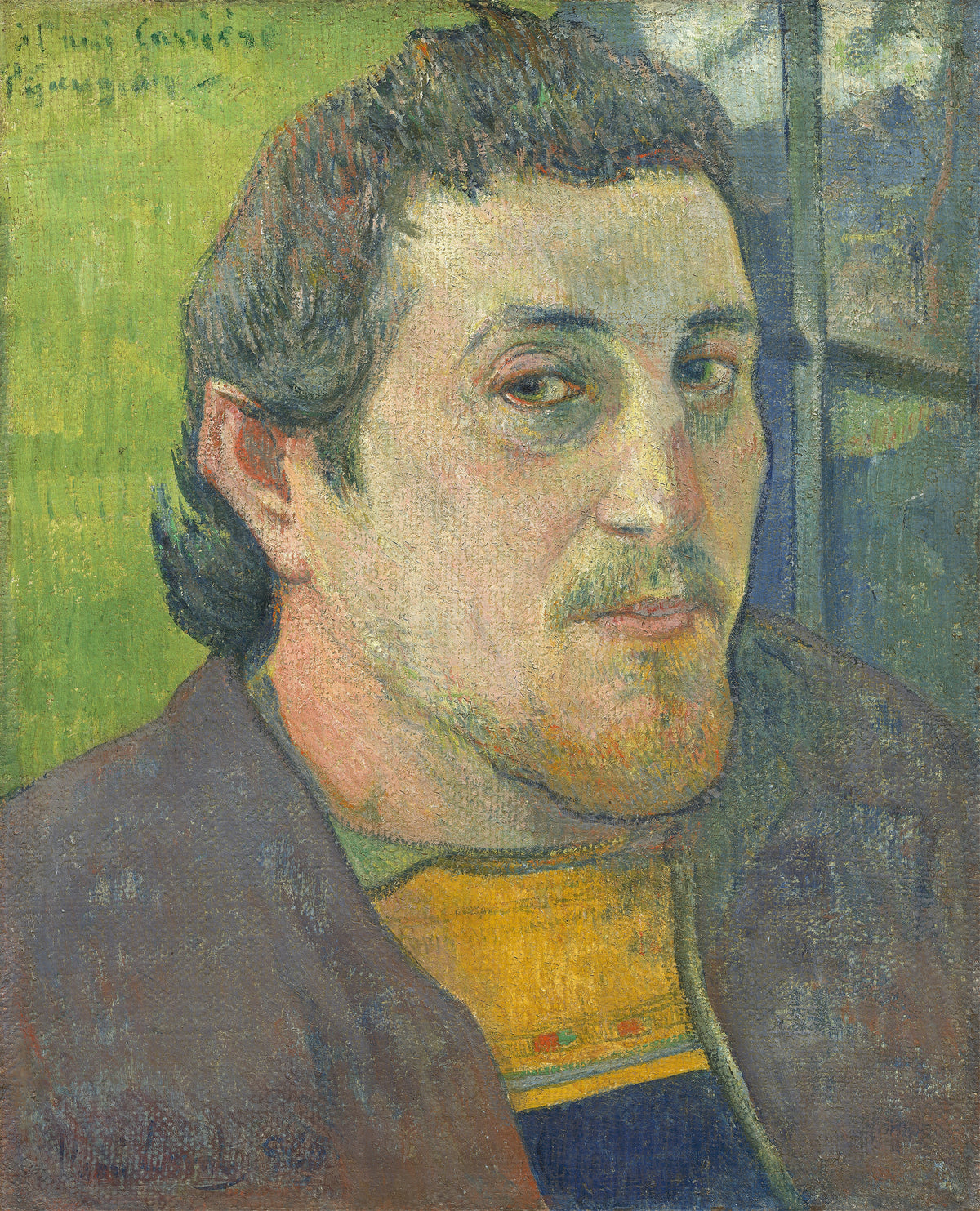 Paul Gauguin — Self-Portrait Dedicated to Carrière | Fine Art Print