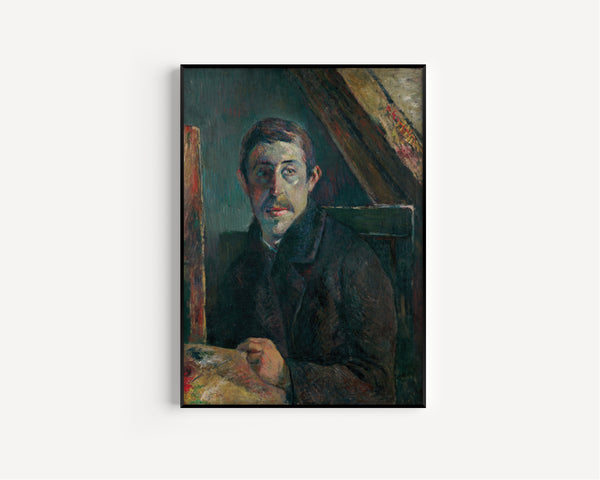 Paul Gauguin — Self-Portrait (Gauguin in Front of His Easel) | Fine Art Print