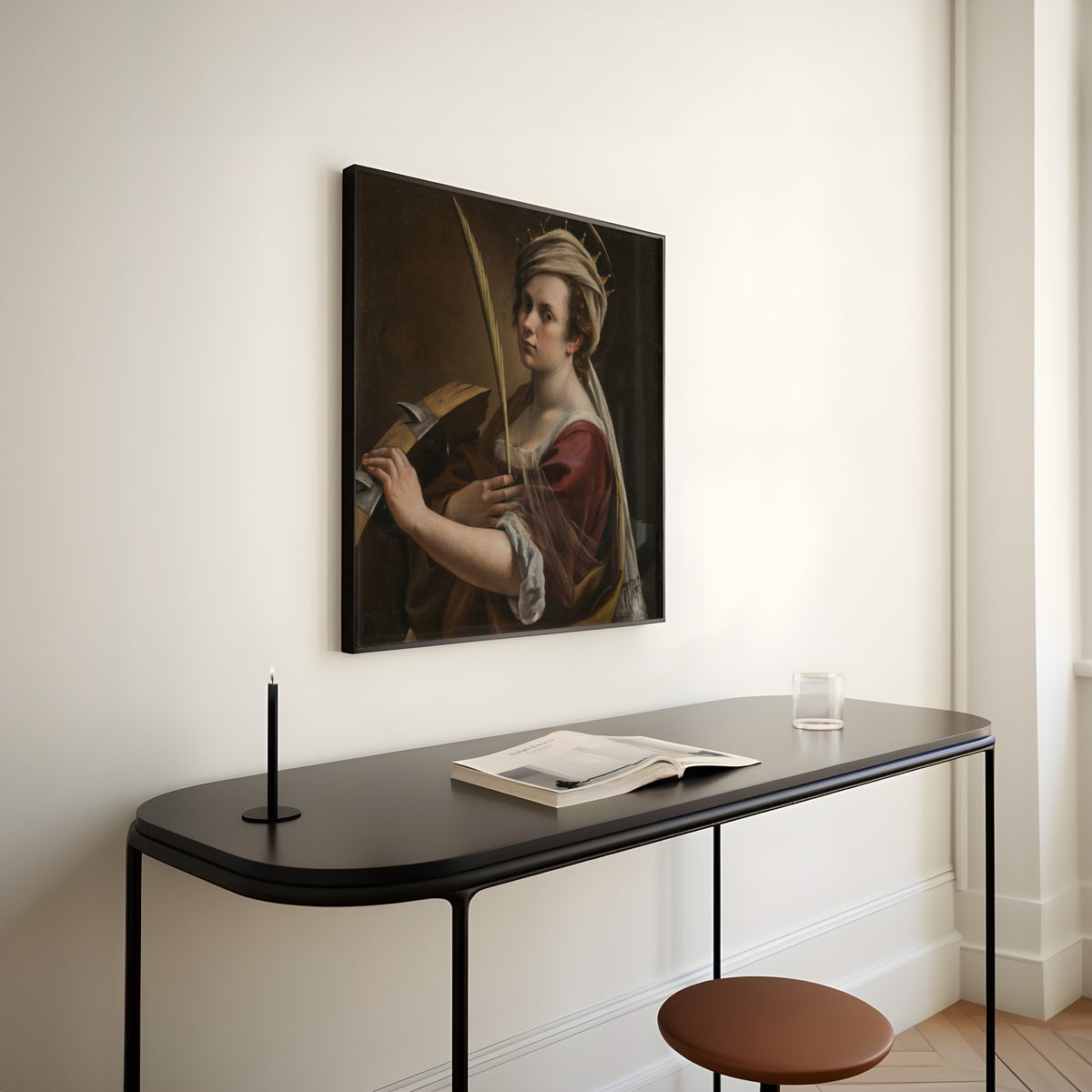 Artemisia Gentileschi — Self-Portrait as Saint Catherine of Alexandria | Fine Art Print