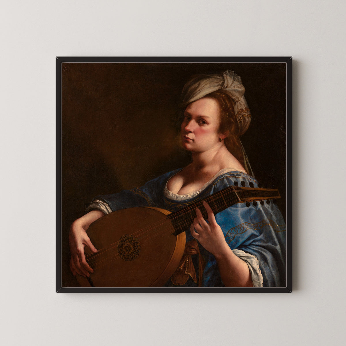 Artemisia Gentileschi — Self-Portrait as a Lute Player | Fine Art Print