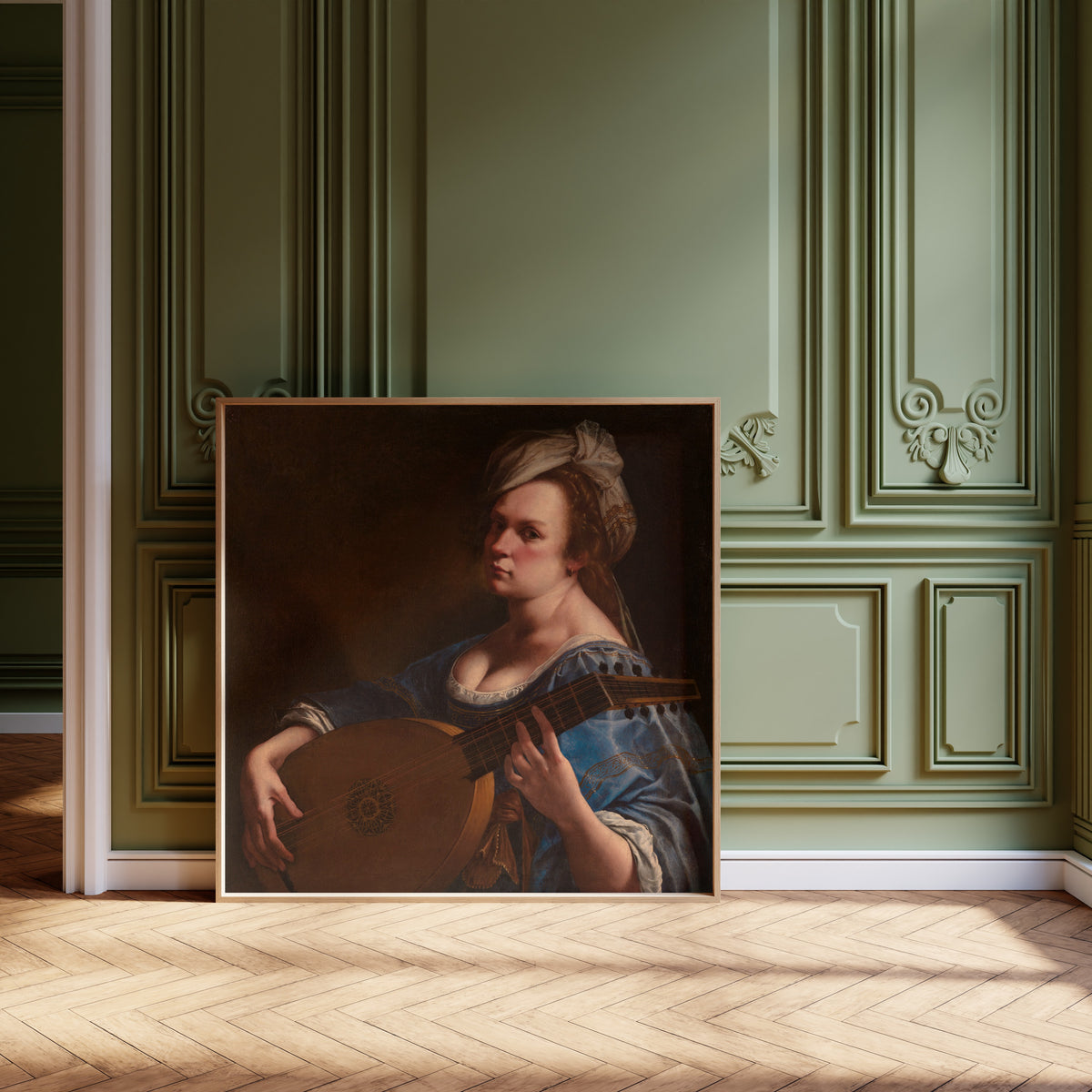 Artemisia Gentileschi — Self-Portrait as a Lute Player | Fine Art Print