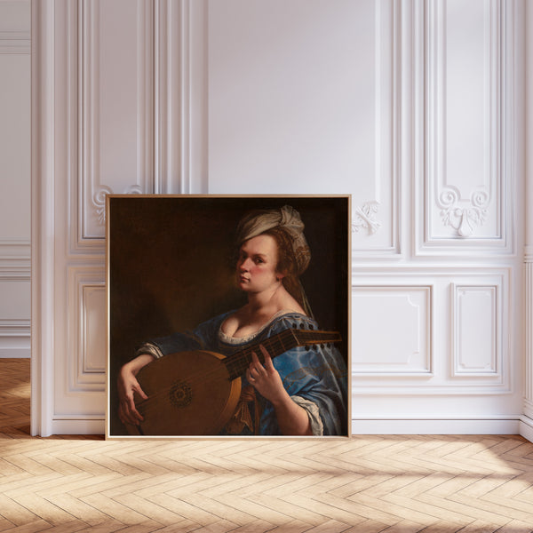 Artemisia Gentileschi — Self-Portrait as a Lute Player | Fine Art Print