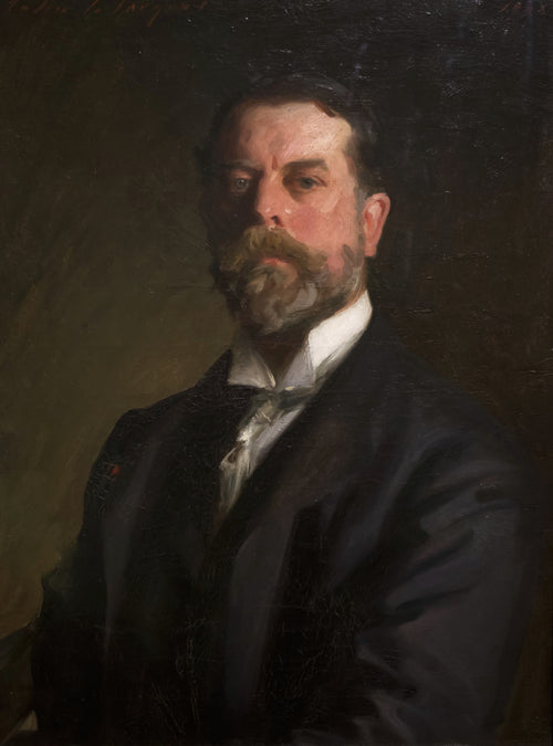 Self-Portrait by John Singer Sargent — The painter, bearded and level-eyed in a dark suit