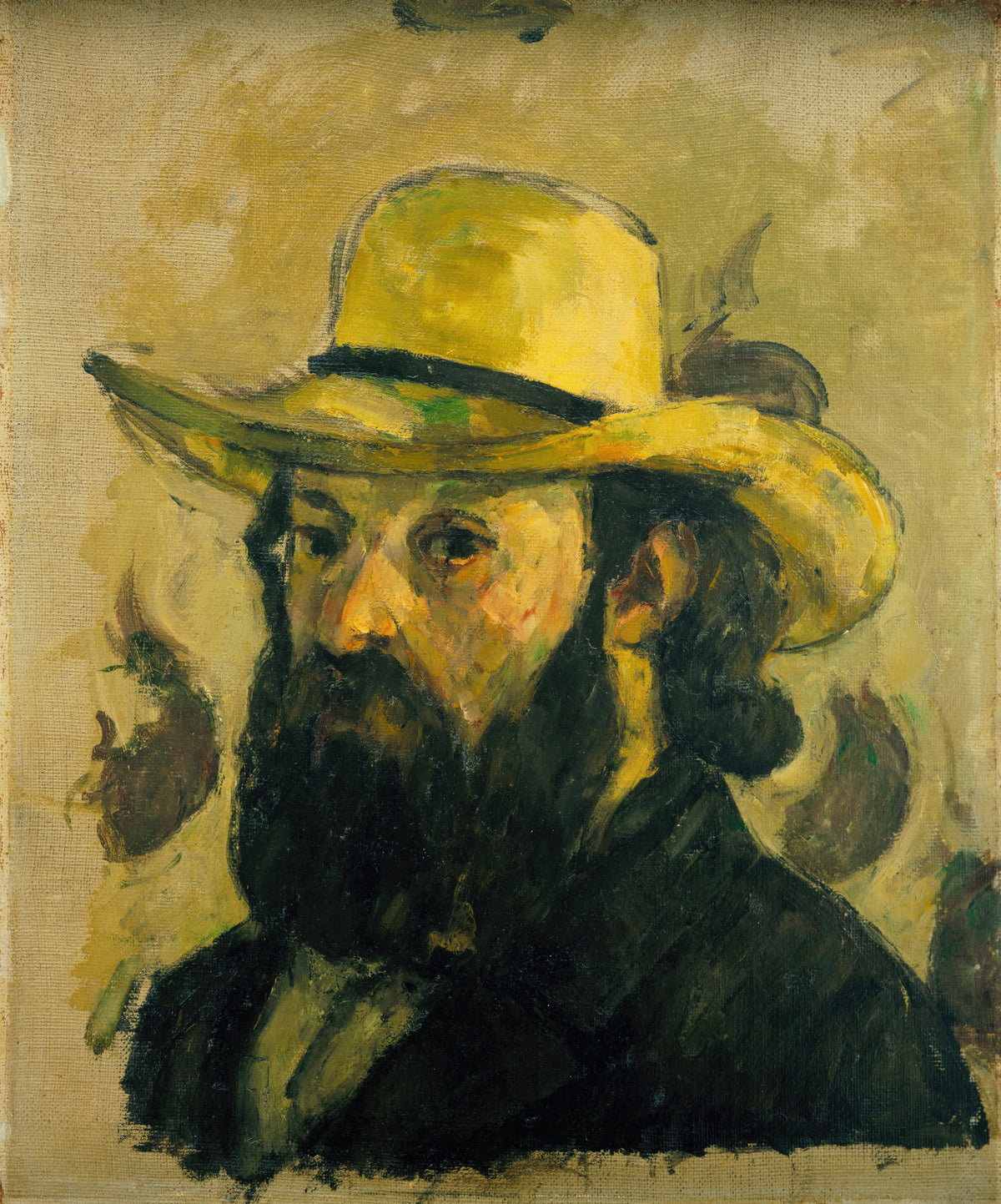 Paul Cezanne — Self-Portrait in a Straw Hat | Fine Art Print