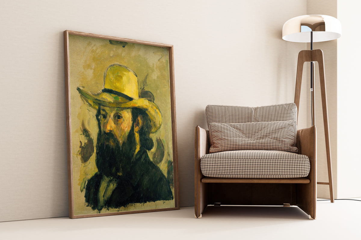 Paul Cezanne — Self-Portrait in a Straw Hat | Fine Art Print