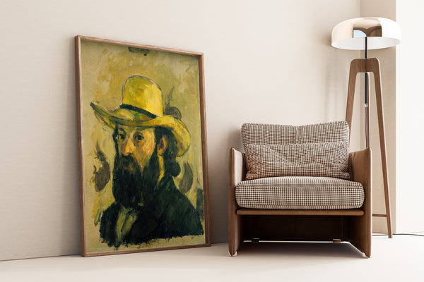 Paul Cezanne — Self-Portrait in a Straw Hat | Fine Art Print