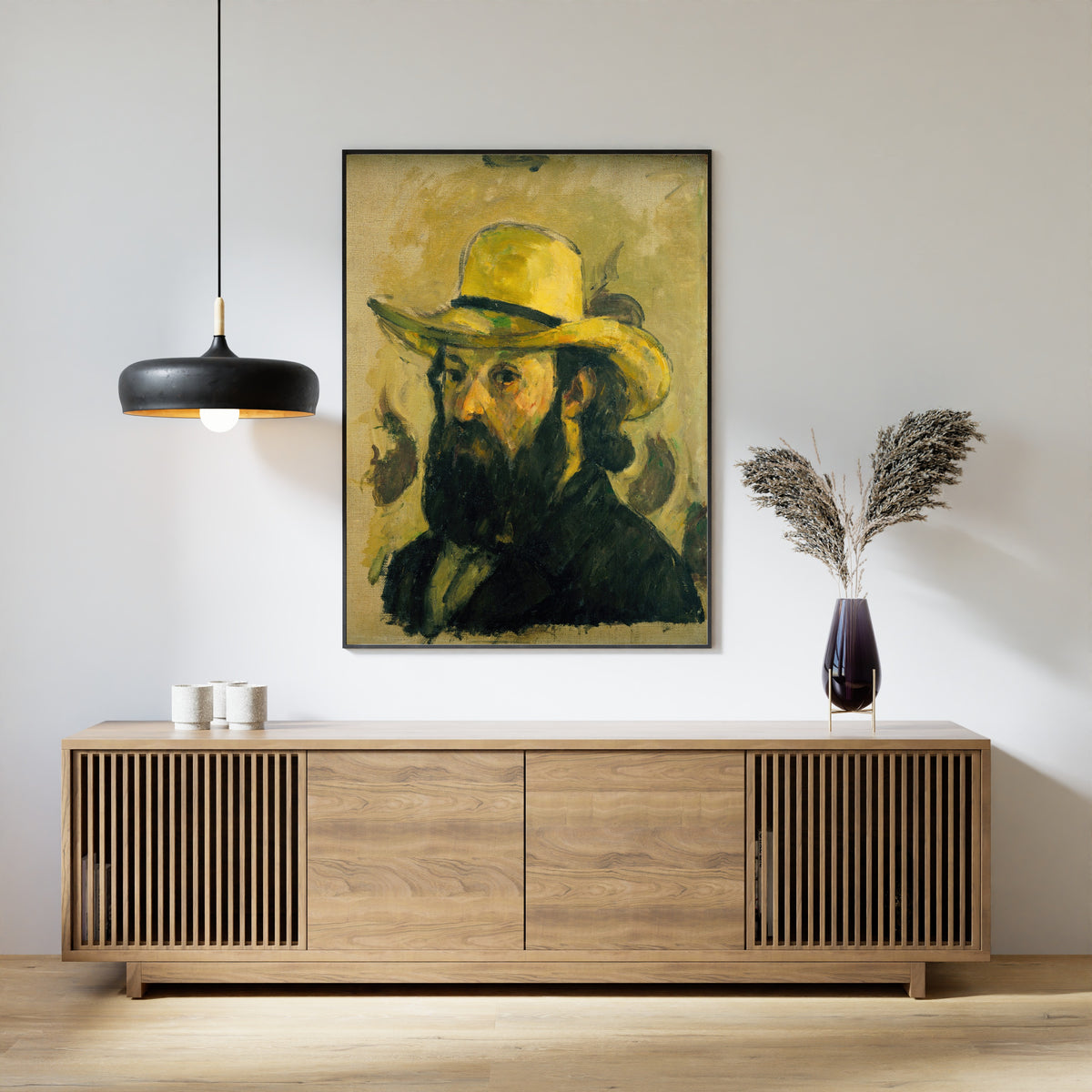 Paul Cezanne — Self-Portrait in a Straw Hat | Fine Art Print
