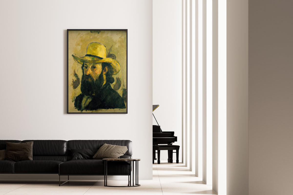 Paul Cezanne — Self-Portrait in a Straw Hat | Fine Art Print