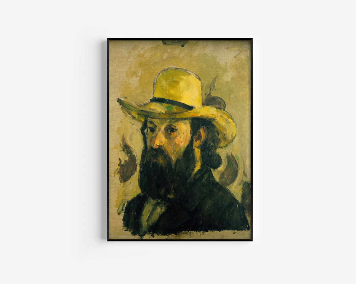 Paul Cezanne — Self-Portrait in a Straw Hat | Fine Art Print