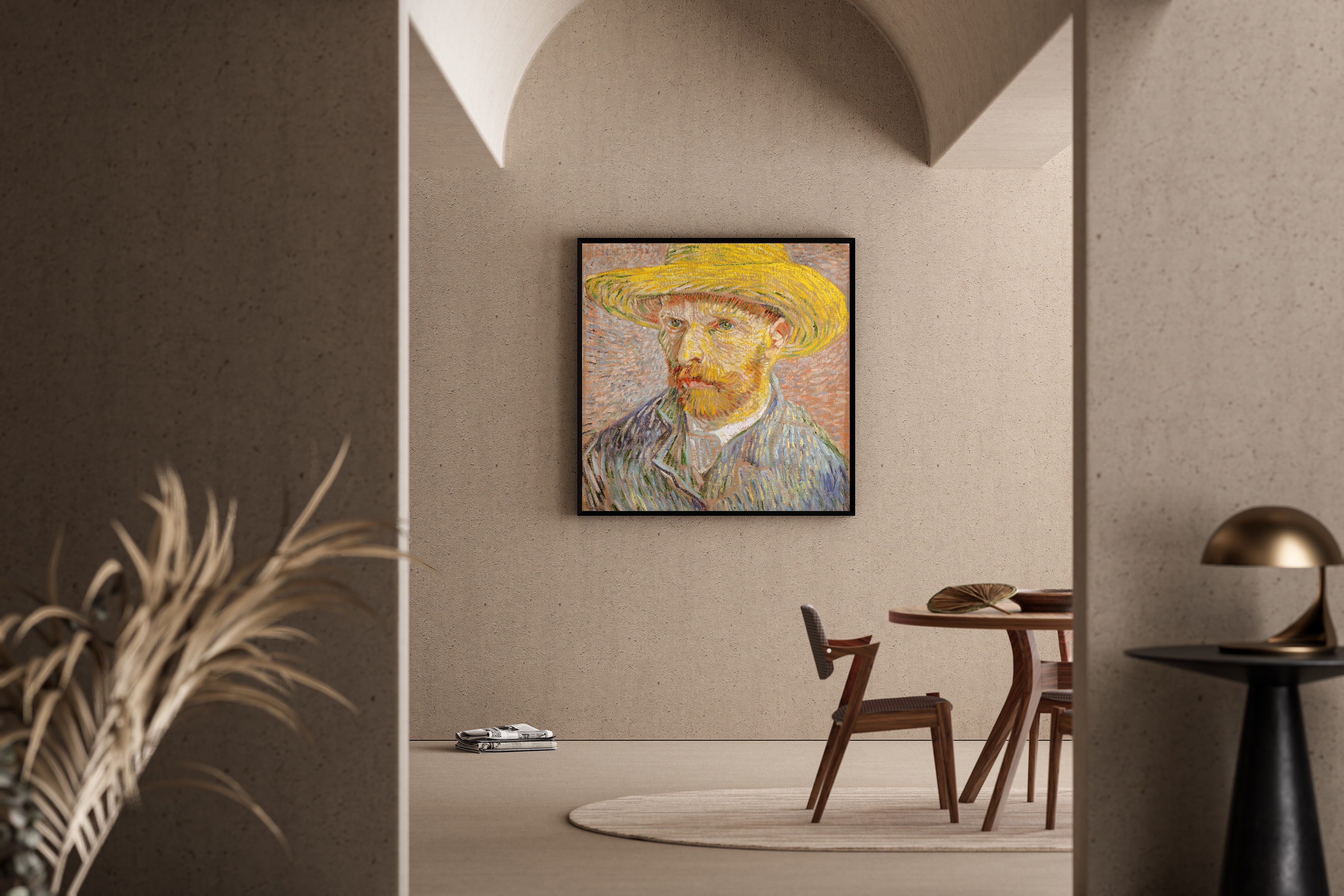 Vincent van Gogh — Self-Portrait with a Straw Hat | Fine Art Print