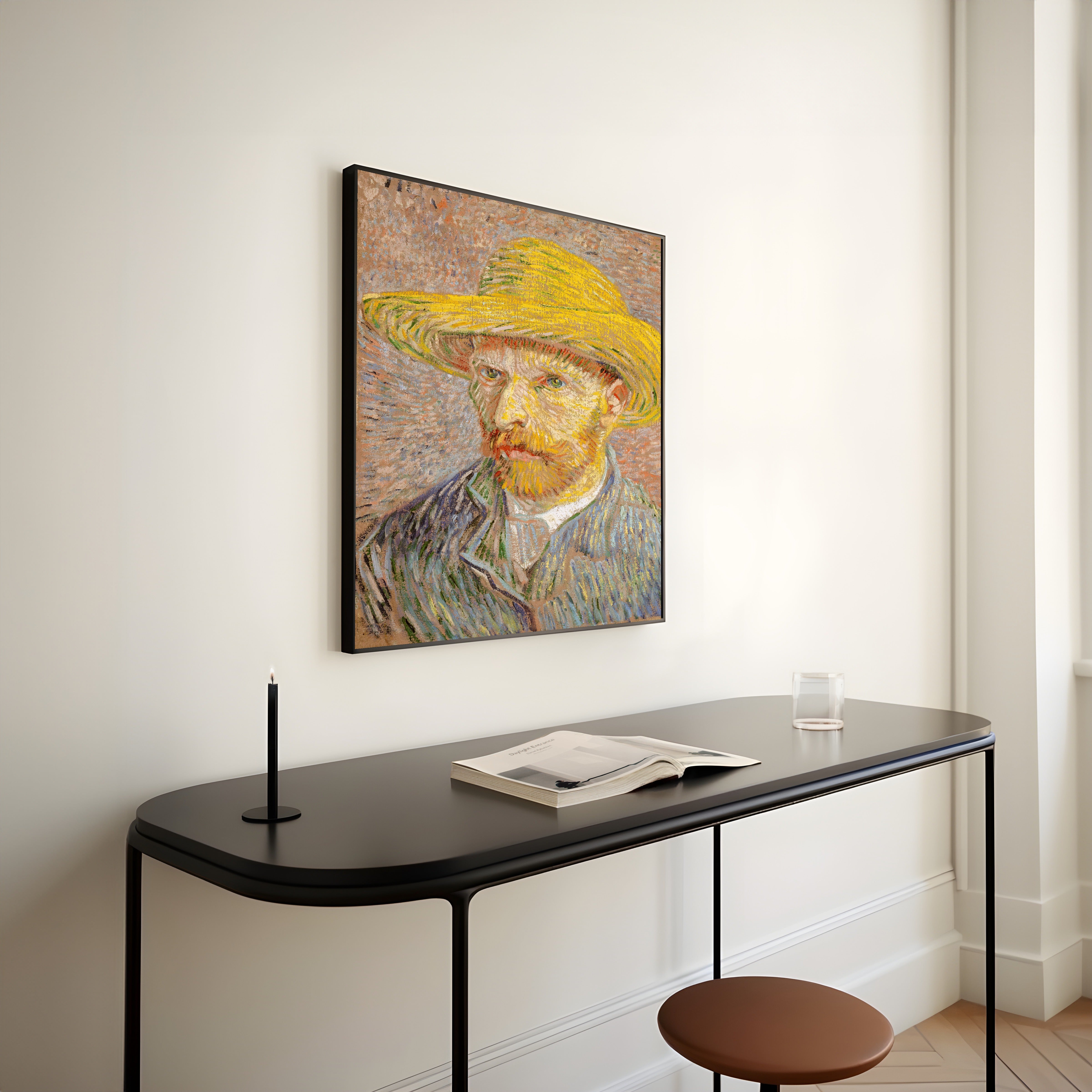 Vincent van Gogh — Self-Portrait with a Straw Hat | Fine Art Print