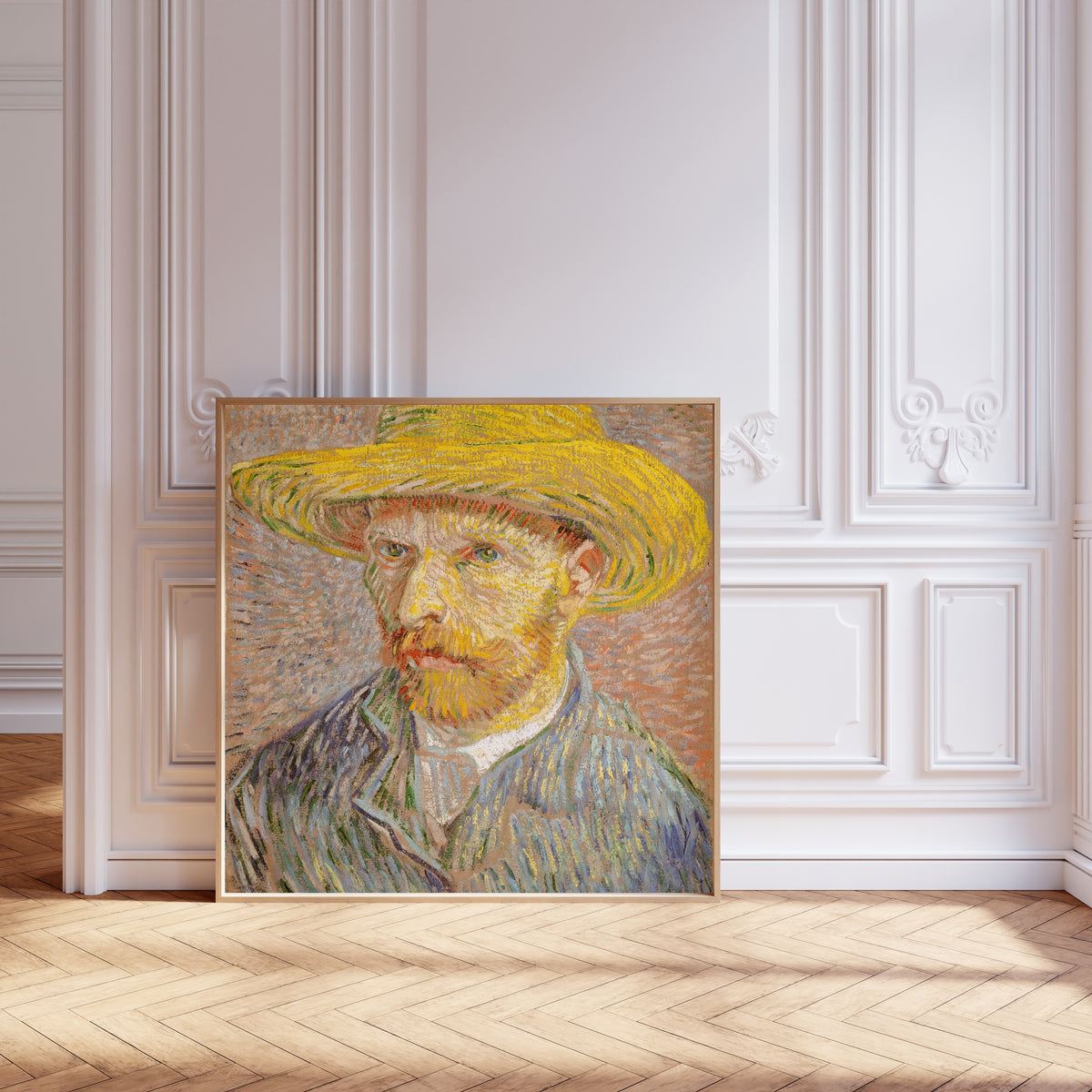 Vincent van Gogh — Self-Portrait with a Straw Hat | Fine Art Print