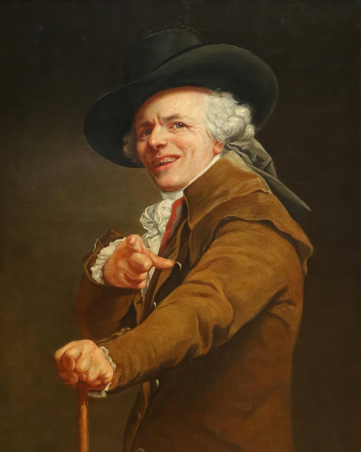 Joseph Ducreux — Self-portrait, Yawning / Mocking | Fine Art Print