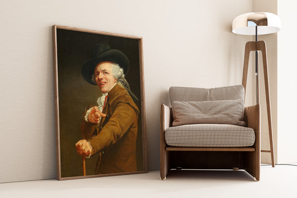 Joseph Ducreux — Self-portrait, Yawning / Mocking | Fine Art Print