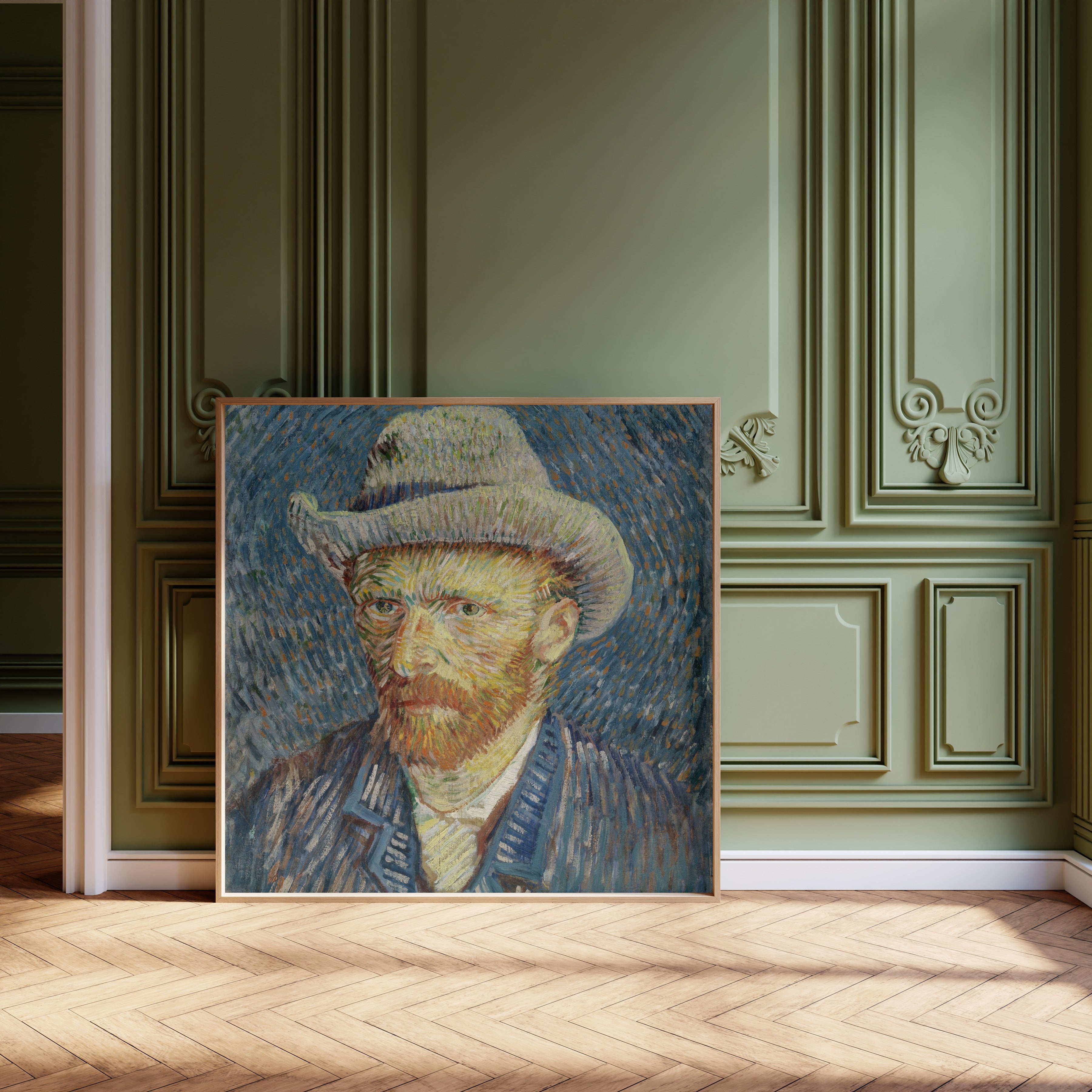 Vincent van Gogh — Self-Portrait with Grey Felt Hat | Fine Art Print