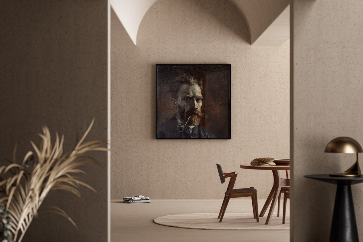 Vincent van Gogh — Self-Portrait with a Pipe | Fine Art Print