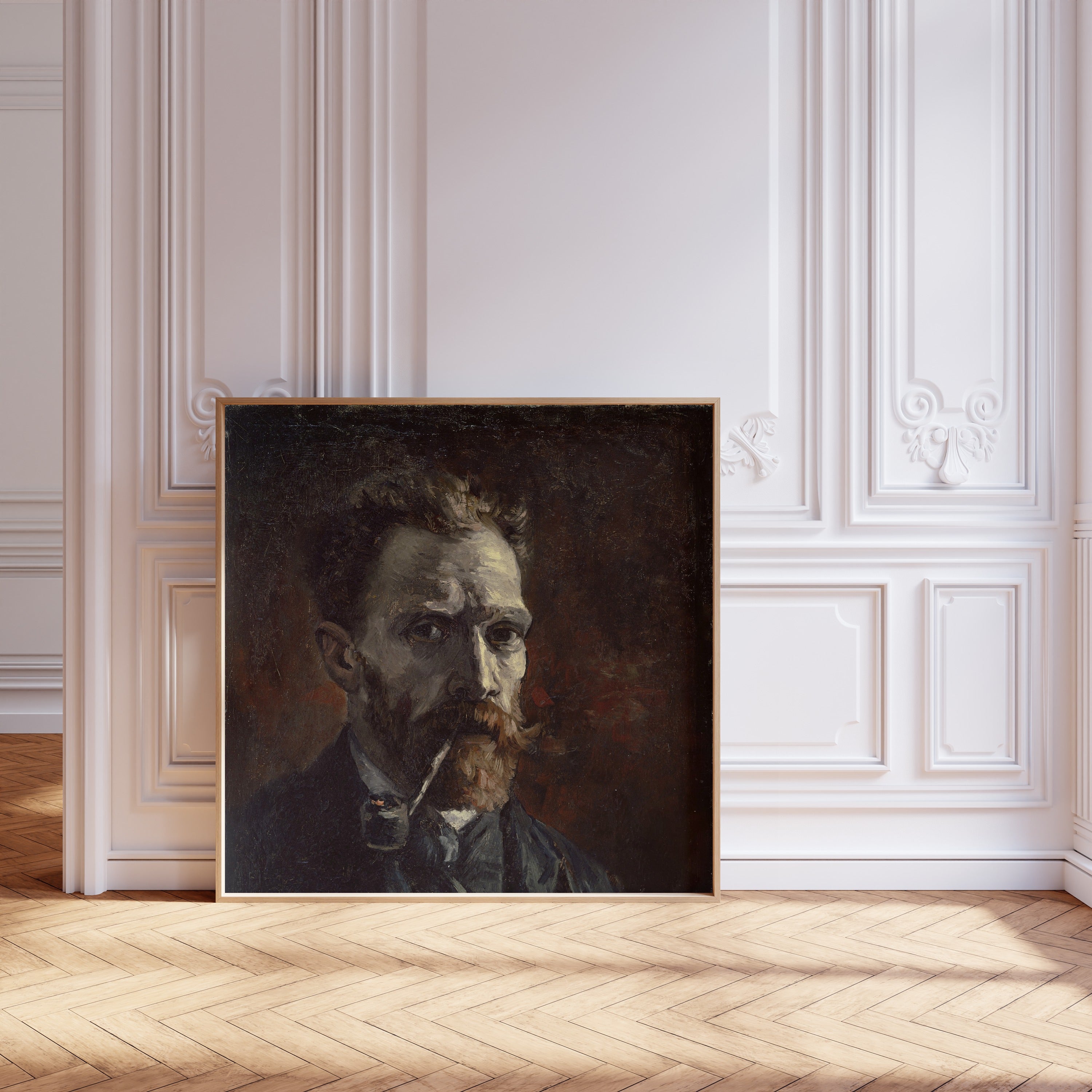 Vincent van Gogh — Self-Portrait with a Pipe | Fine Art Print
