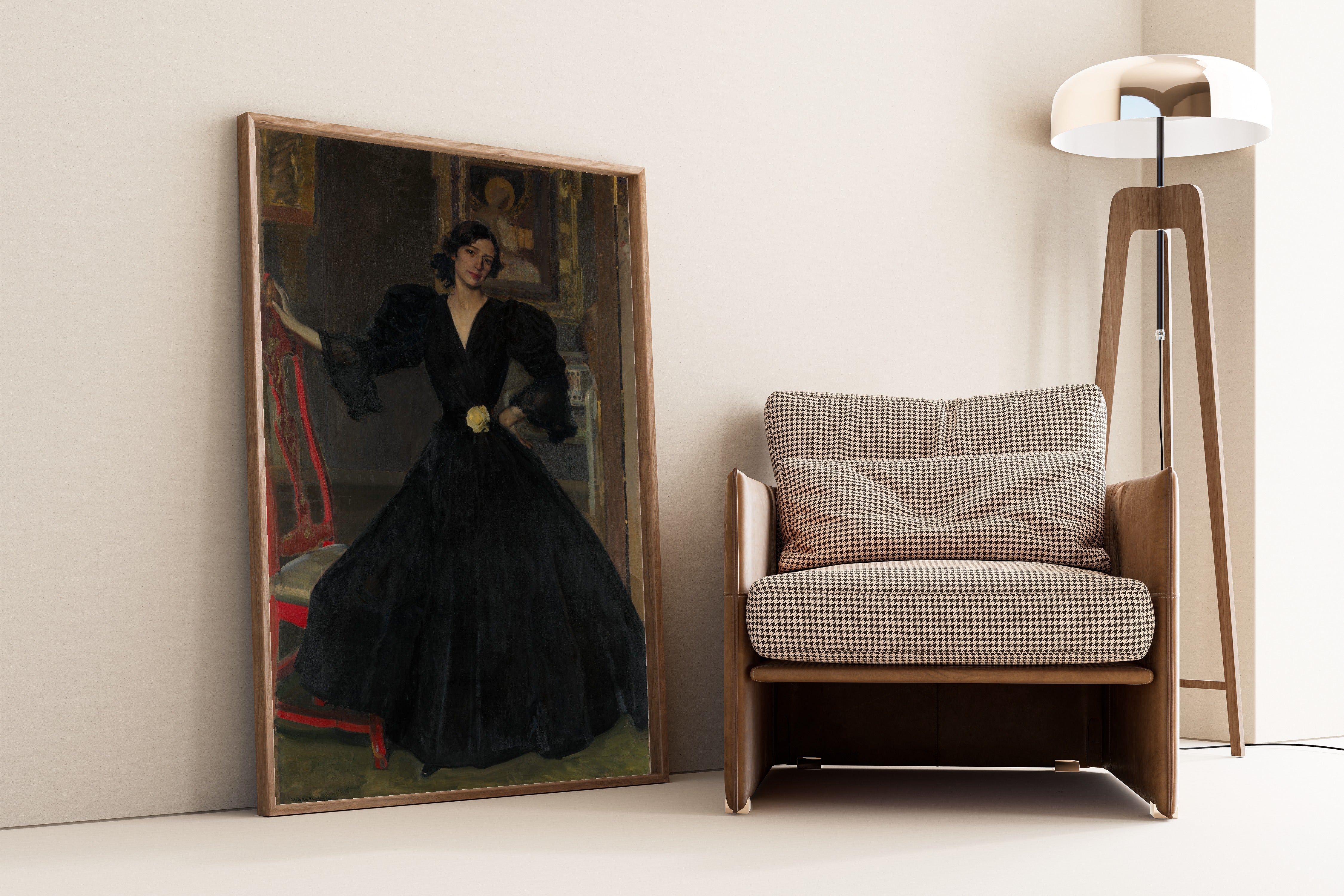 Joaquín Sorolla — Señora de Sorolla in Black | Fine Art Print