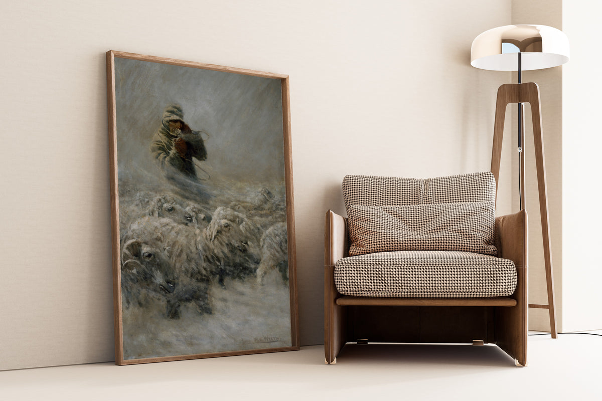 N. C. Wyeth — Sheep Herder | Illustration Art Print