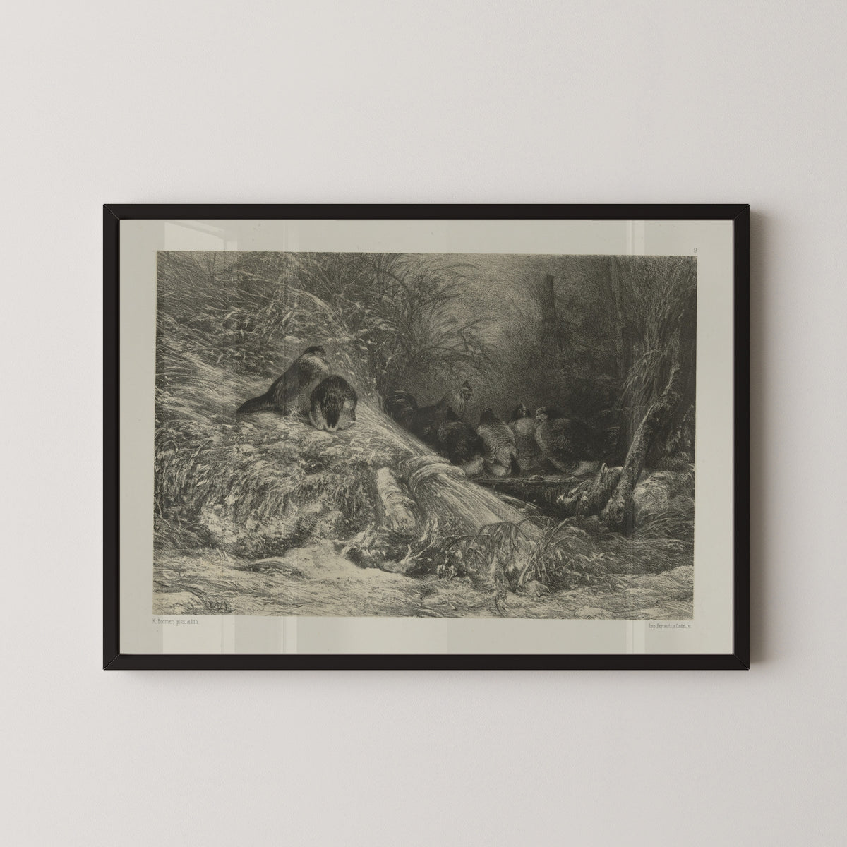 Karl Bodmer — Sheltered from the Frost | Fine Art Print