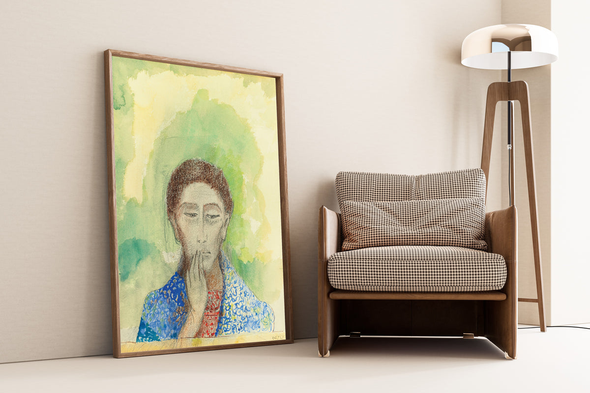 Odilon Redon — Silence | Symbolist Art Print