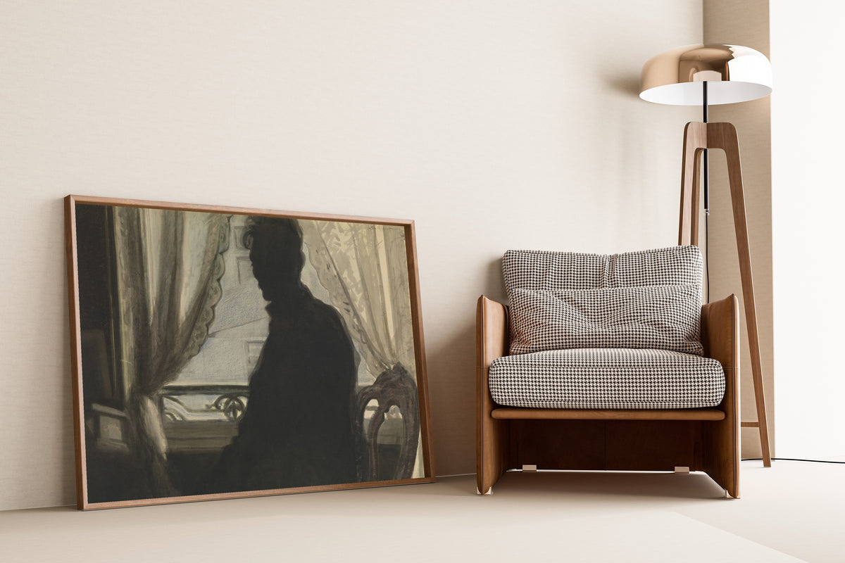 Léon Spilliaert — Silhouette of the Artist | Symbolist Art Print