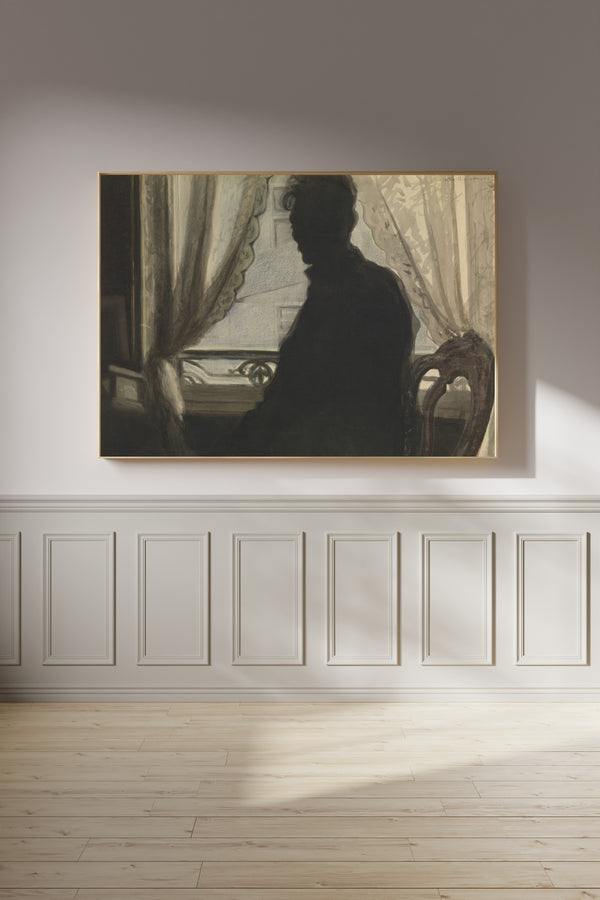 Léon Spilliaert — Silhouette of the Artist | Symbolist Art Print