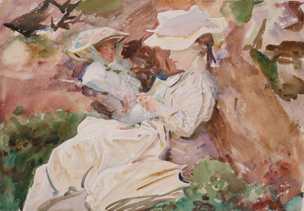 John Singer Sargent — Simplon: Mrs Barnard and Her Daughter Dorothy | Fine Art Print