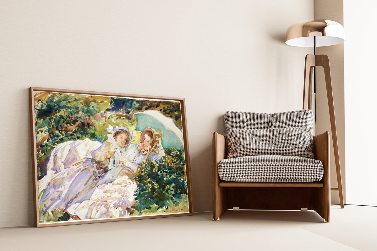 John Singer Sargent — Simplon Pass: The Tease | Fine Art Print