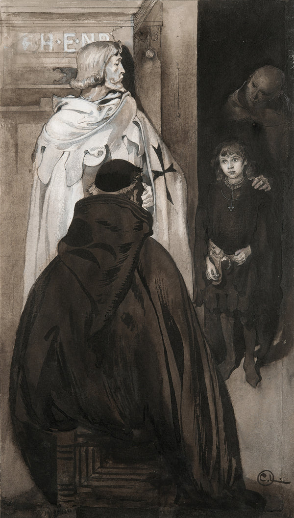 Carl Larsson — Singoalla: The Child in the Doorway | Swedish Book Illustration Print