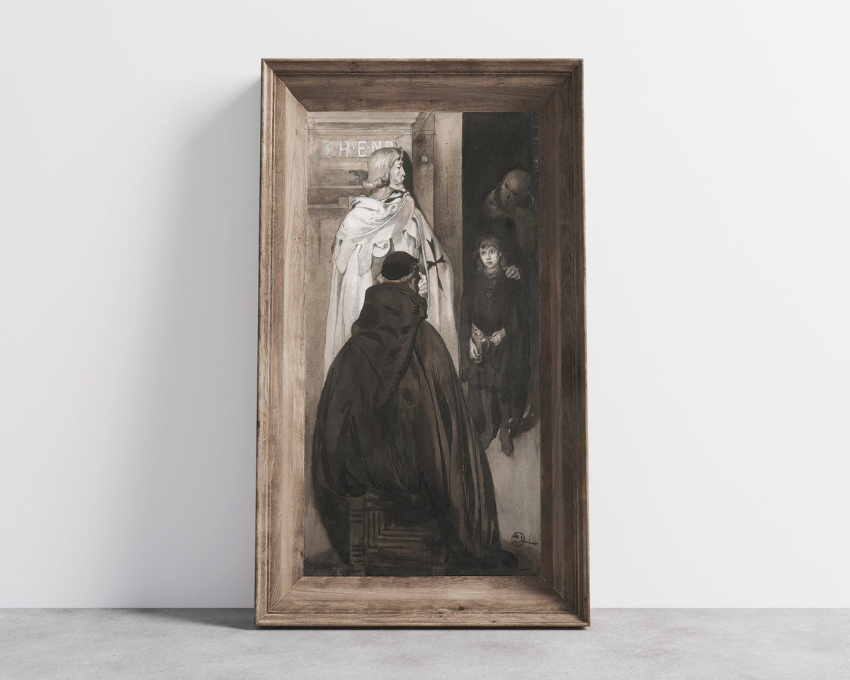 Carl Larsson — Singoalla: The Child in the Doorway | Swedish Book Illustration Print