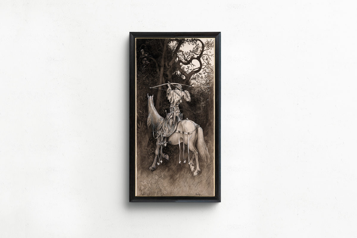 Carl Larsson — Singoalla: The Rider with the Crossbow | Illustration Art Print