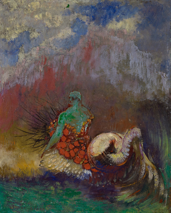 Odilon Redon — Siren | Symbolist Art Print