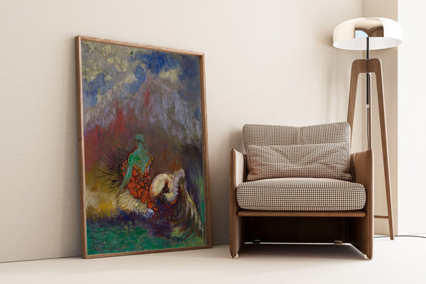 Odilon Redon — Siren | Symbolist Art Print