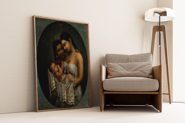Raja Ravi Varma — Sisters | Fine Art Print