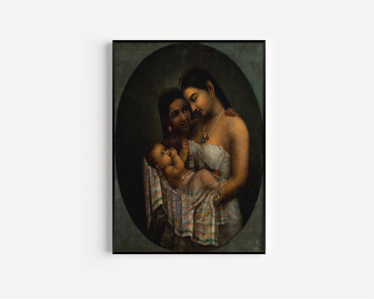 Raja Ravi Varma — Sisters | Fine Art Print