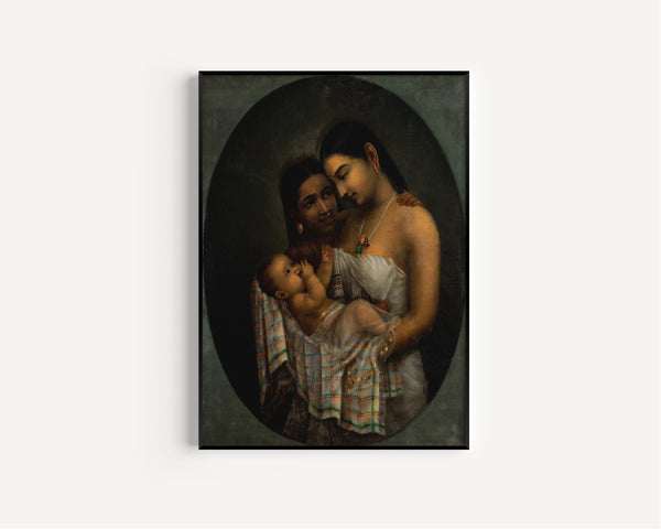 Raja Ravi Varma — Sisters | Fine Art Print
