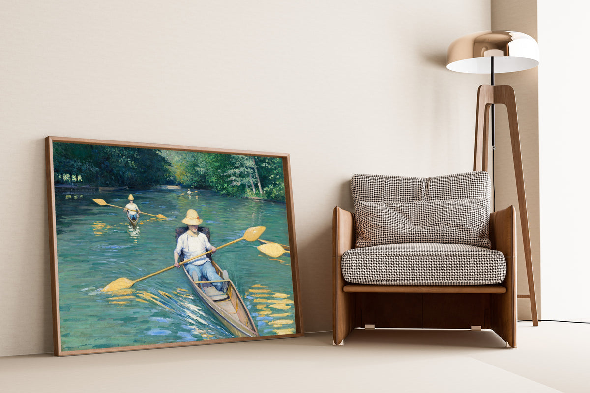 Gustave Caillebotte — Skiffs | Fine Art Print