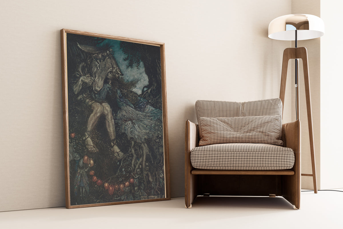 Arthur Rackham — Sleep Thou, and I Will Wind Thee in My Arms | Shakespeare Illustration Print