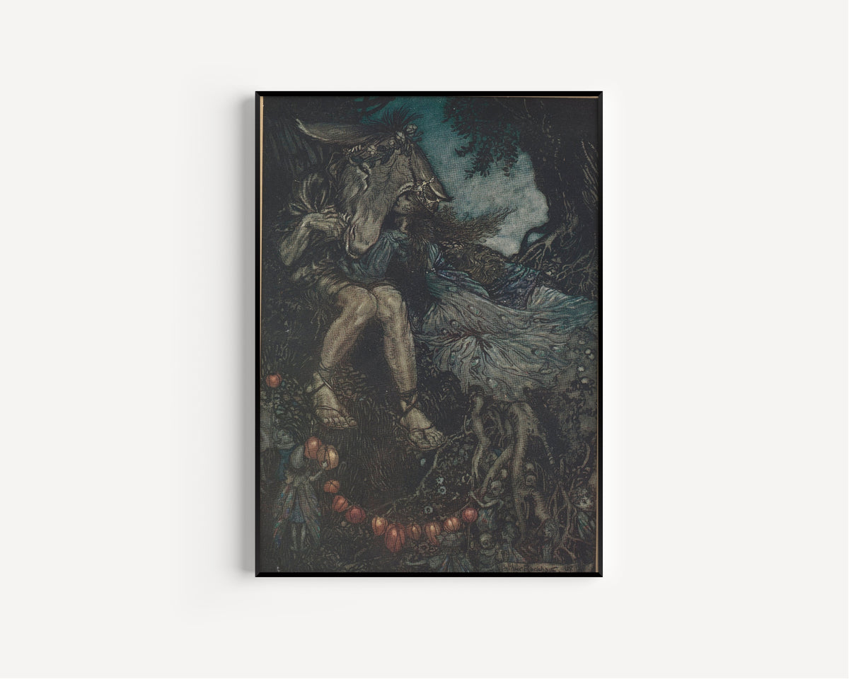 Arthur Rackham — Sleep Thou, and I Will Wind Thee in My Arms | Shakespeare Illustration Print