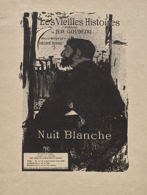 Henri de Toulouse-Lautrec — Sleepless Night | Vintage Poster Print