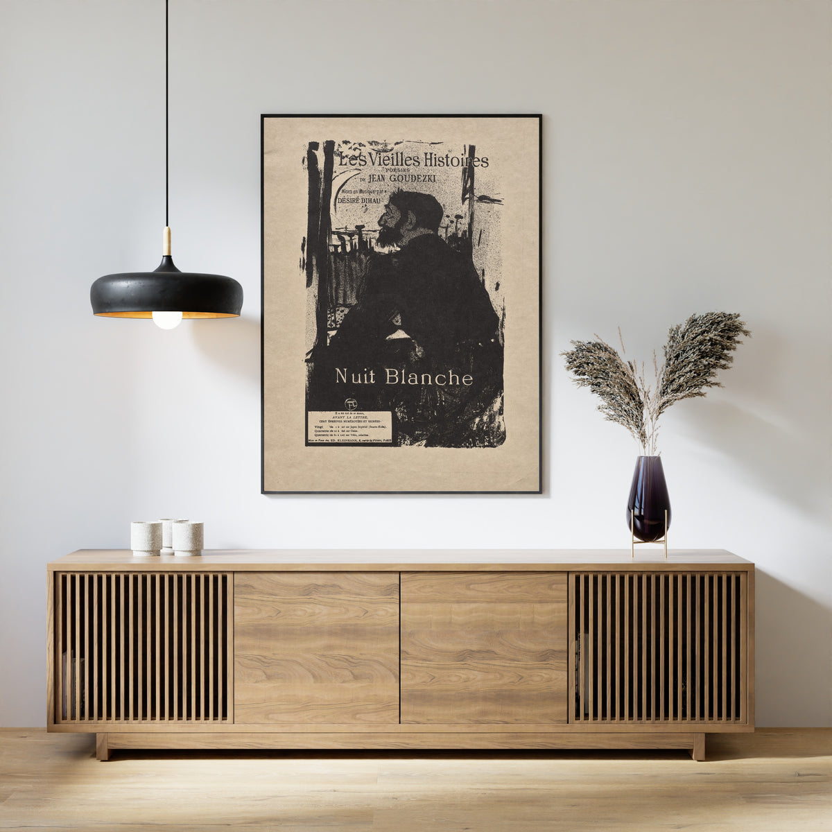 Henri de Toulouse-Lautrec — Sleepless Night | Vintage Poster Print