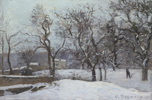 Camille Pissarro — Snow at Louveciennes | Fine Art Print