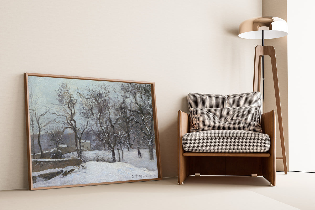 Camille Pissarro — Snow at Louveciennes | Fine Art Print