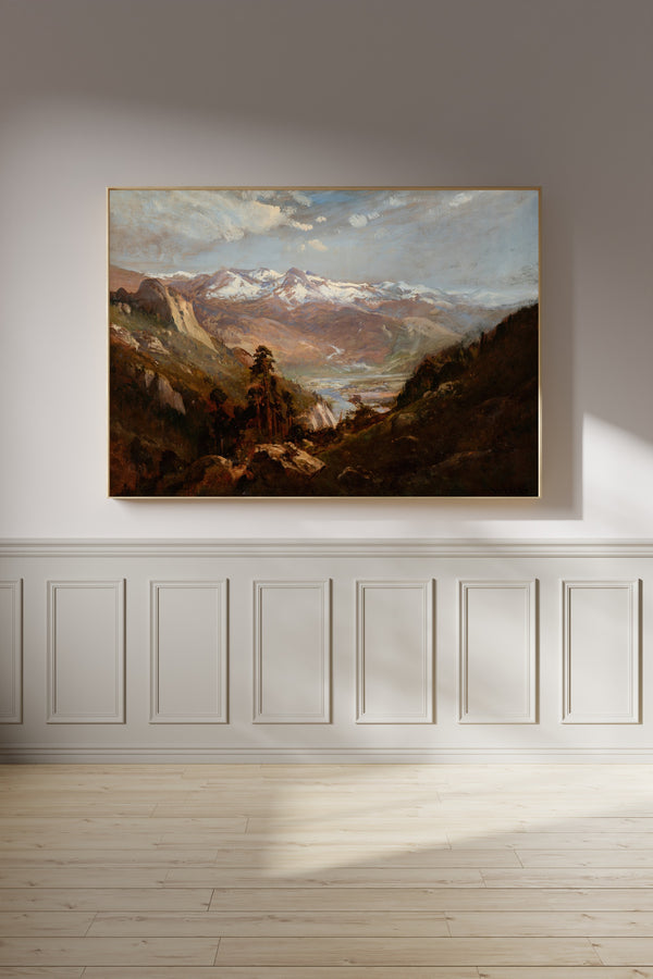 William Keith — Snow in the Valley of Eastern Sierras | Landscape Fine Art Print