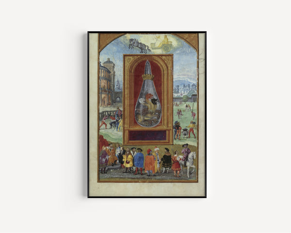 Splendor Solis — Sol and His Children | Illuminated Manuscript Print