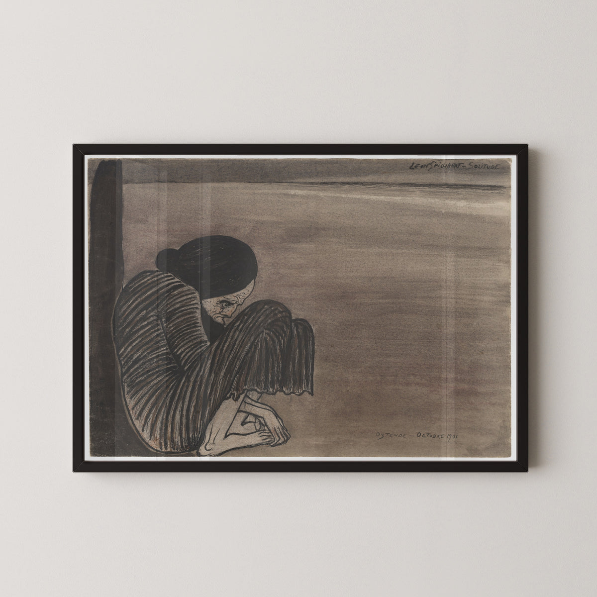Léon Spilliaert — Solitude | Symbolist Art Print